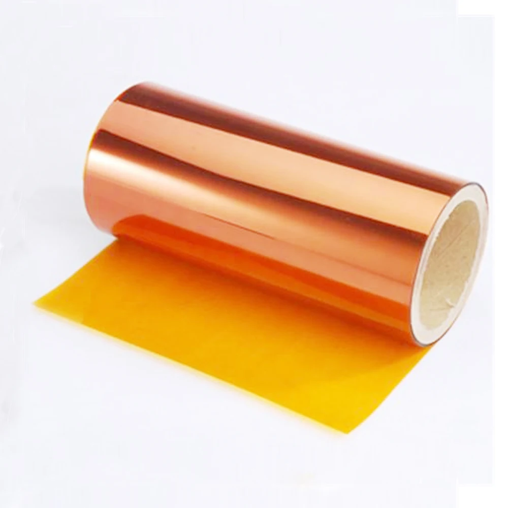0.3mil amber gold color flame retardant electrical insulation transparent polyimide film for flexible printed circuit board