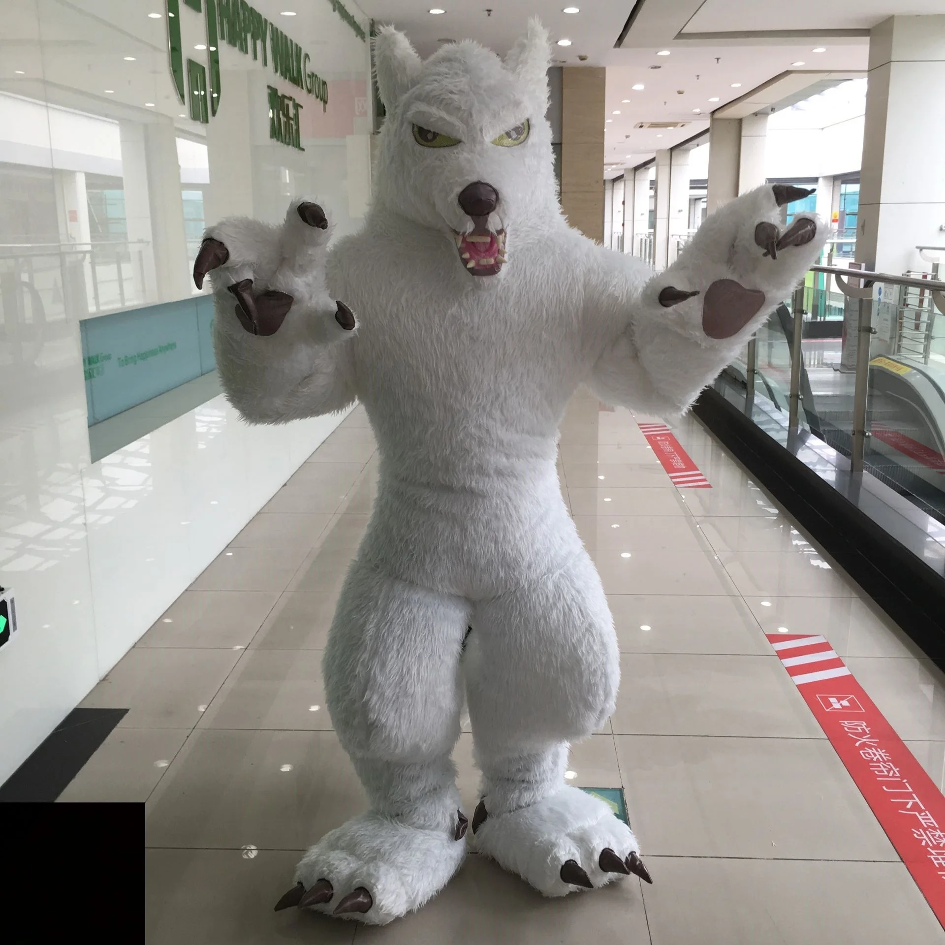 HI настраиваемые костюмы-талисманы в виде Белого Волка высокого качества по низким ценам