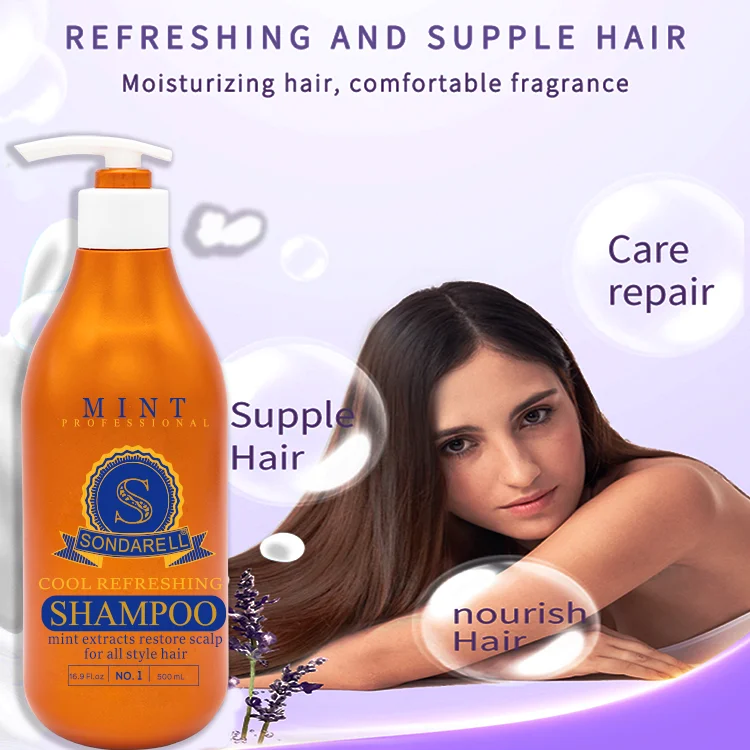 SONDARELL wholesale ice mint ginger cooling shampoo