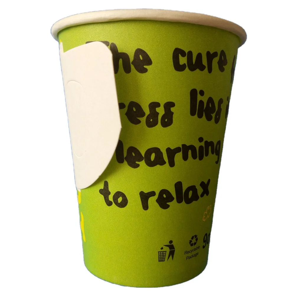 
Disposable Paper Cup with Handle Cups Wholesale Coffee Paper Cups 