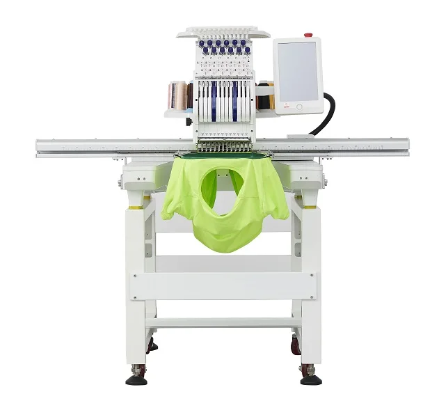 Yeshi Free Video Guide Commercial and Industrial Computerized Clothes Embroidery Machine For Caps and Garments