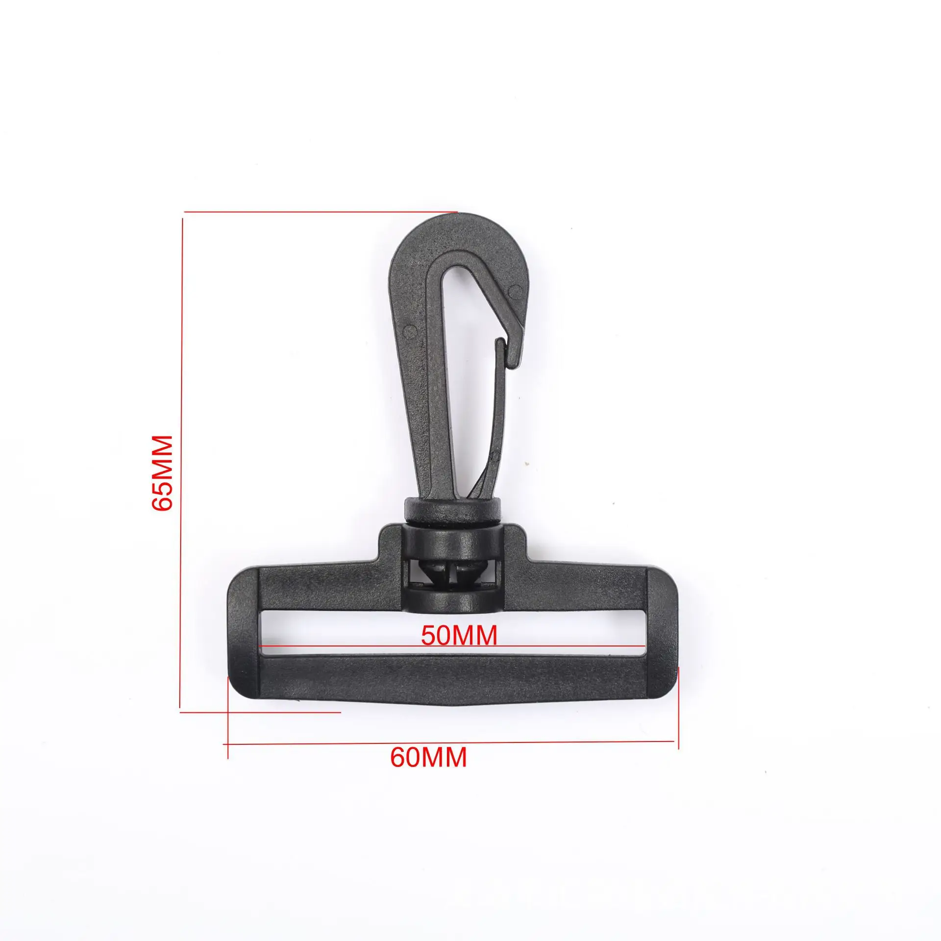 Moulds Product Type Plastic Safety Guard Custom Size Cheap Black Plastic Swivel Snap Clip Hook for Bag