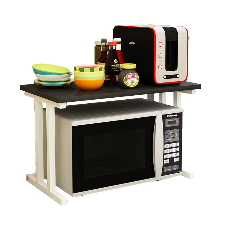 
Simple kitchen dish rack microwave oven rack Spice rack Floor stand 