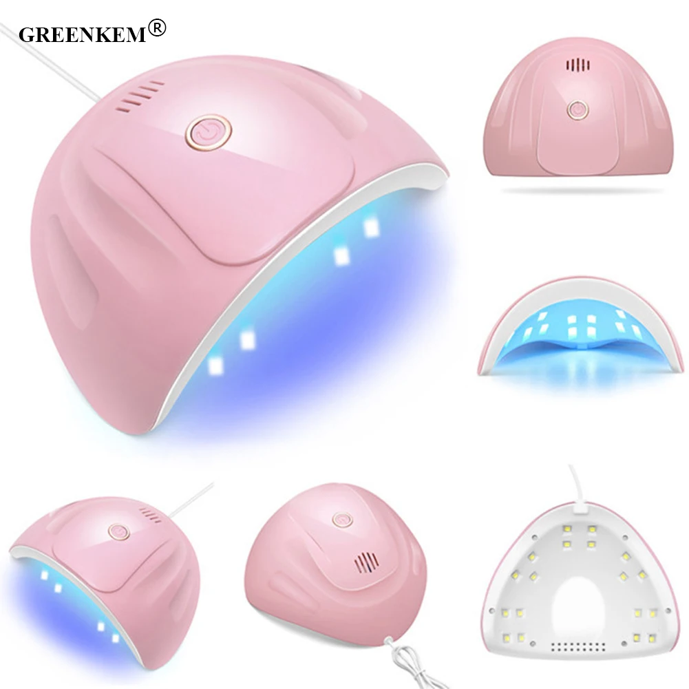 New Sun Light UV LED Dryer Lamp USB Source Nail Phototherapy Lamp Gel Nail Varnish Drying 88W Led Lamp for Nails