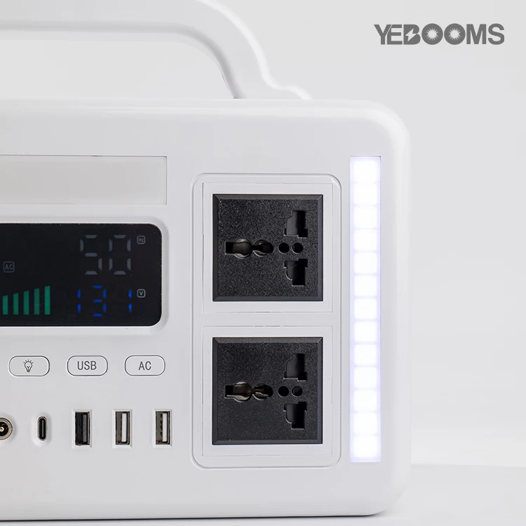 300W Bluetooth Speaker Intelligent Outdoor Mobile Power Supply 60AH/3.2V Portable Type With USB and AC Output