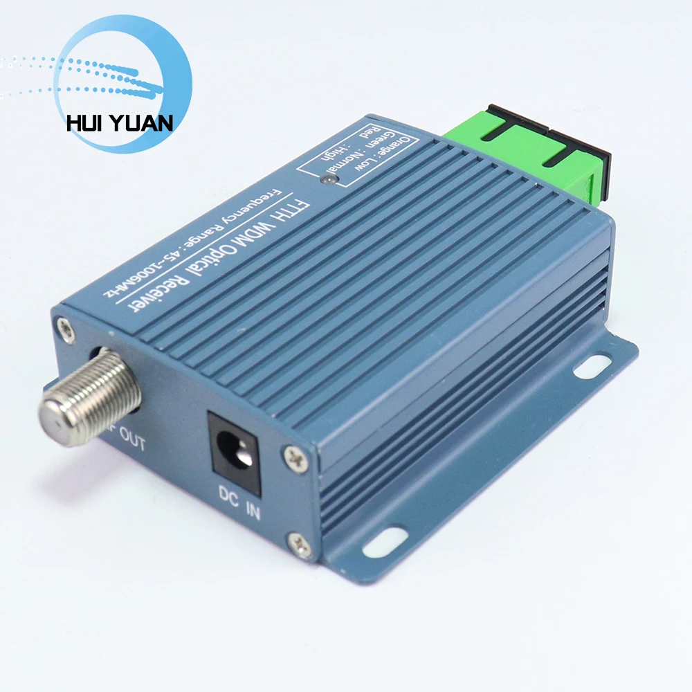 OR36 WDM PON digital analog AGC MMIC CATV Active FTTH Receiver Mini Optical Node
