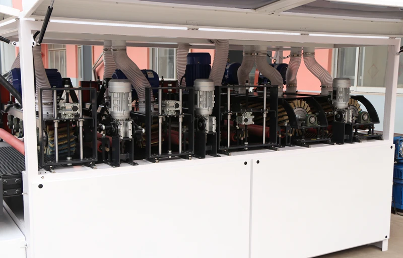 automatic wooden cabinet brush sanding machine electric cnc woodworking brush sander 6SY wood polishing machine