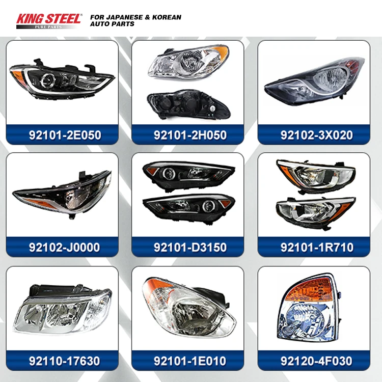 KINGSTEEL Hot Sale Car Spare Parts Auto Body parts Front Bumpers For Hyundai H1 Elantra Accent Sonata Tucson Verna