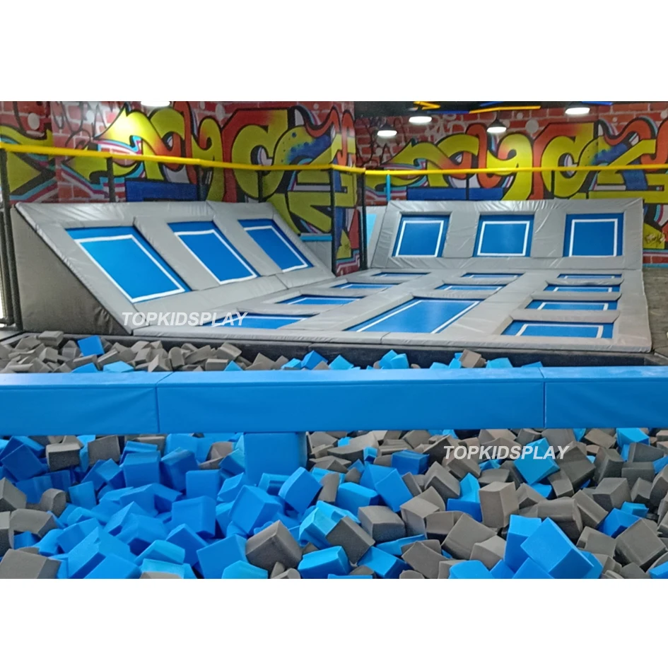 Factory Manufactures Indoor Playground Equipment Big Foam Ball Pit Rope Course Indoor Trampoline Kids Space Playground