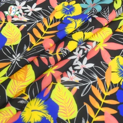 Hot selling customized color good stretch 17 Spandex 83 Recycle Polyester  Spandex  Fabric for swimwear