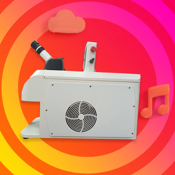 Portable 150W Yag mini gold laser welding machine micro spot laser welder for jewelry for dental labs