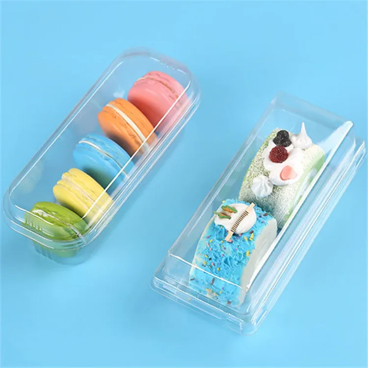 
Popular Customized Clear Plastic Trays Bops Plastic Clamshell Macaron Blister Packaging Tray 