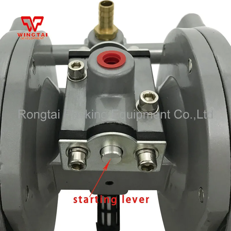 Double Ways Air Pneumatic Diaphragm Pump For Printing Machine Liquid Ink Oil Fluid 15L 3/8 Inch BML-10