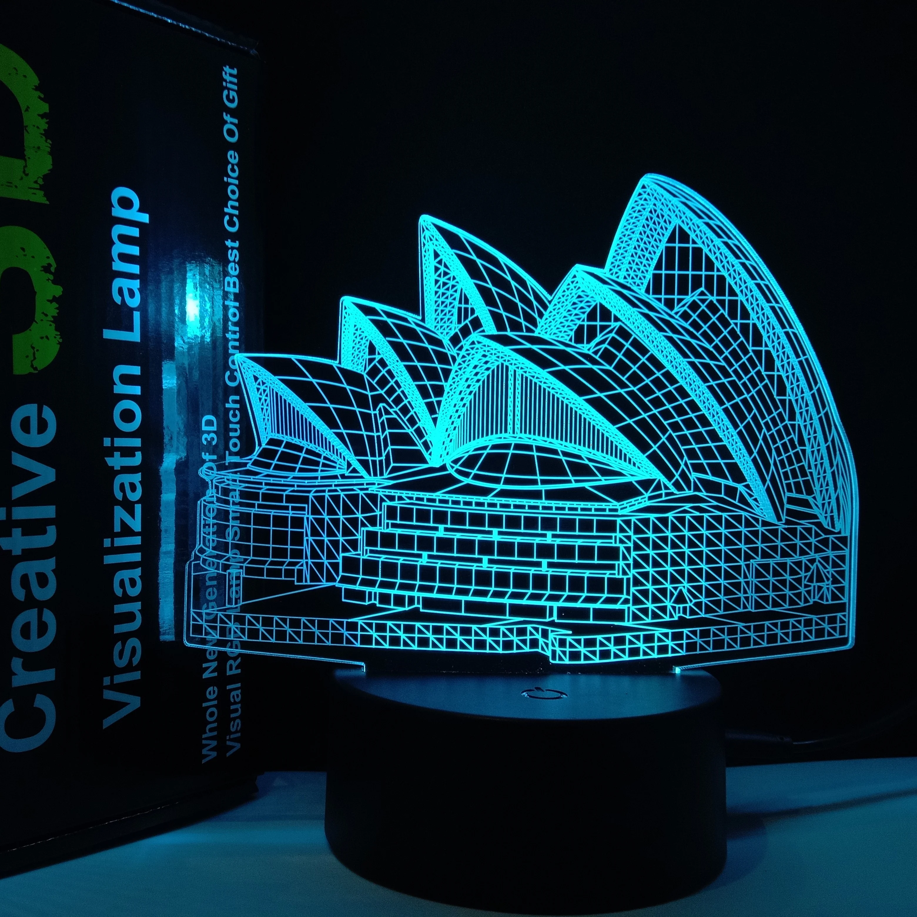 Kids Room Decoration 3D Lamp G 3D Name Lamp Anime Building Movie Designs 3D Night Lamp Anime