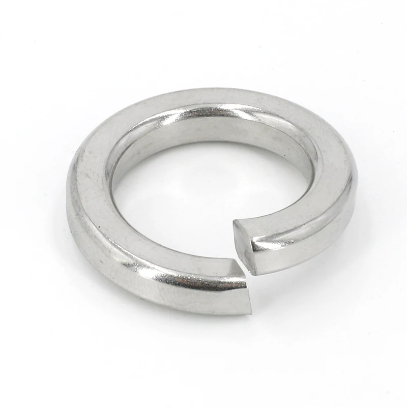 High Quality GB93 Stainless Steel Spring Lock Washer M1.6 M2 M2.5 M3 - M52 Split Lock Washer Fasteners