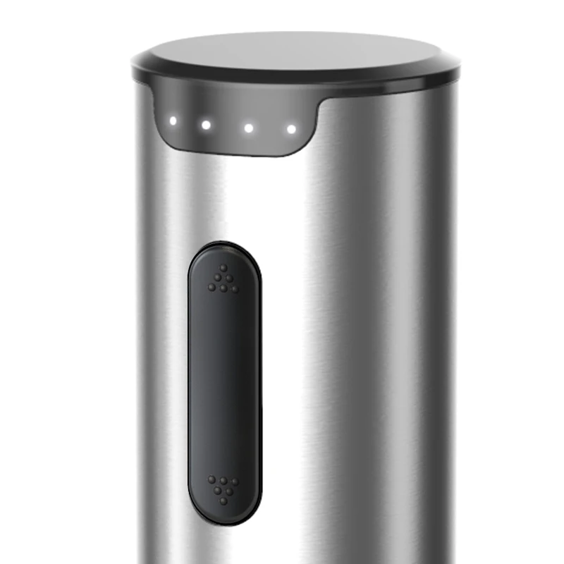 Rechargeable Electric Wine Bottle Opener Automatic Corkscrew Openers with Foil Cutter and USB Charging Cable - Blue bottleopener