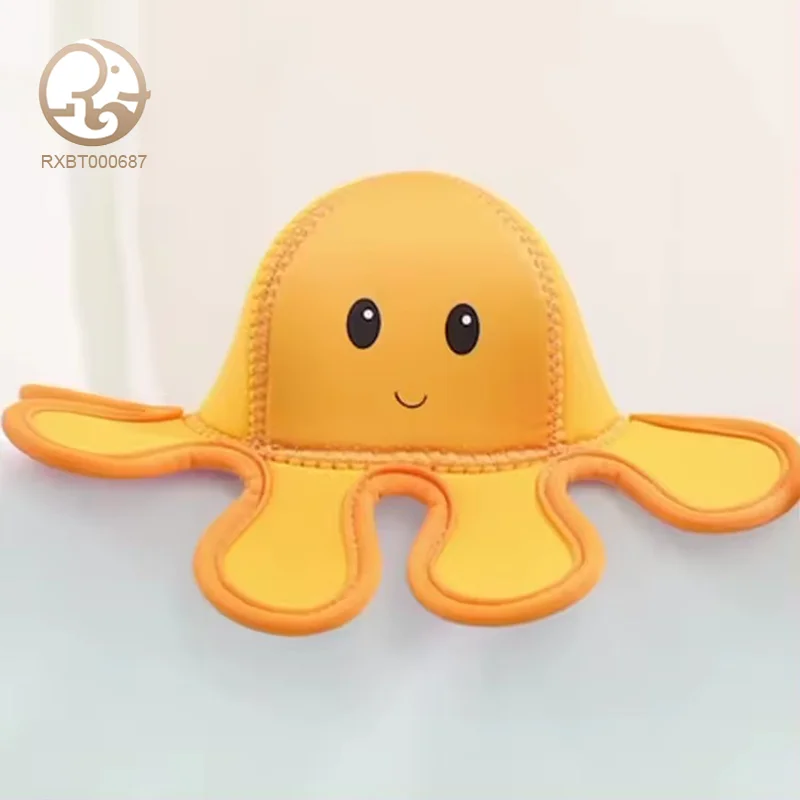Factory supply swimming shower eco friendly plastic octopus toy cute children traction baby bath toy gift for children