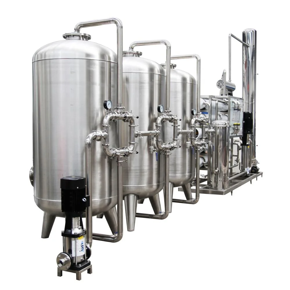 Factory price drinking water treatment equipment / RO uv water filter system / deep well water purification plant