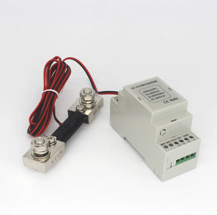 DC/AC 2-IN-1 Electrical Power Meter RS485 Communication Electric Energy Current Voltage Collector Smart Meter