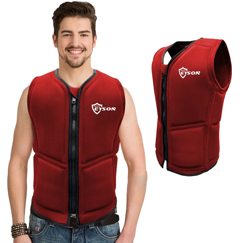 Eyson Custom Buoyancy Aid Lifevest Neoprene Lifejacket Chalecos Salvavidas EPE Foam Kayaking Life Jackets Adults Life Vest