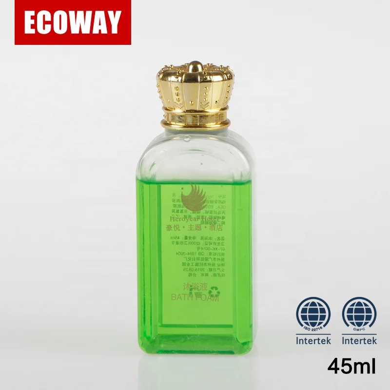 Disposable 45ml Hotel Body Wash bottle mini travel Shampoo Shower Bath Gel
