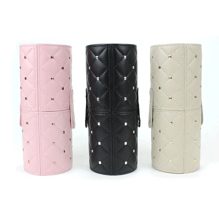 New Cosmetic Packaging Box Stand up Bag Makeup Brush Case Cylinder