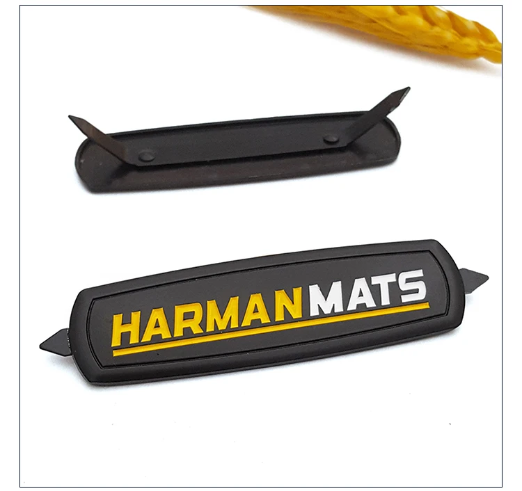 Wholesale Custom Metallic Plating Luggage Tags Garment Labels For Bags