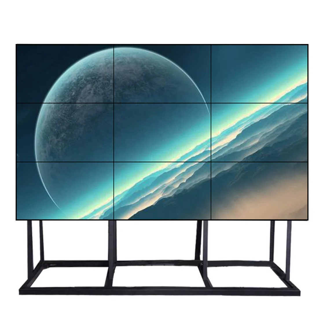 Ftyview ультра узкий ободок 4K 46 49 55 дюймов 3x3 настенное крепление умный рекламный дисплей видео сплит-экран lcd видеостена
