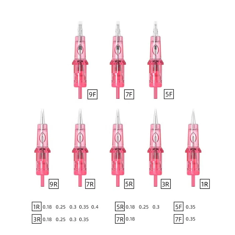 Nuojo Factory Supplies Membrane Needle eyebrow tattoo cartridge needles for pmu permanent makeup machine