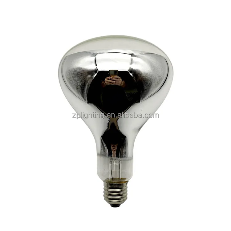Hard light type R125 100W chicken heater for coop heat light for chickens heat light bulb for bathroom infrared heat bulb