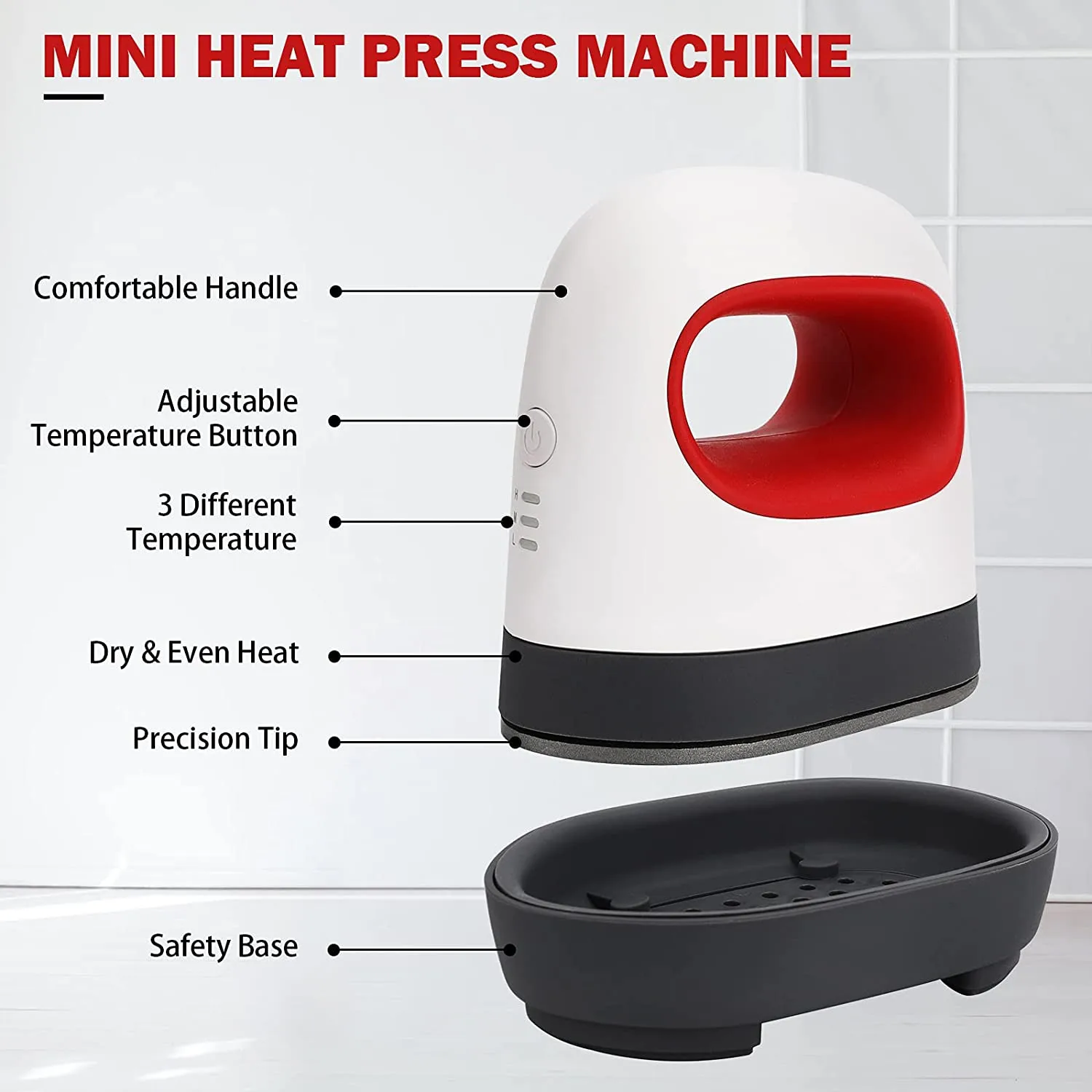 Wholesale Mini Heat Press Machine Hand Held For Mobile Home Use