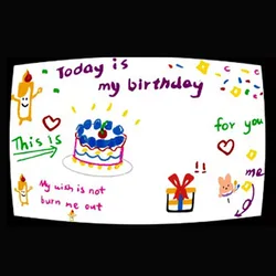 Birthday Projection Lamp Creative Birthday Party Projector Background Atmosphere Night Light Party Decor Birthday Gift