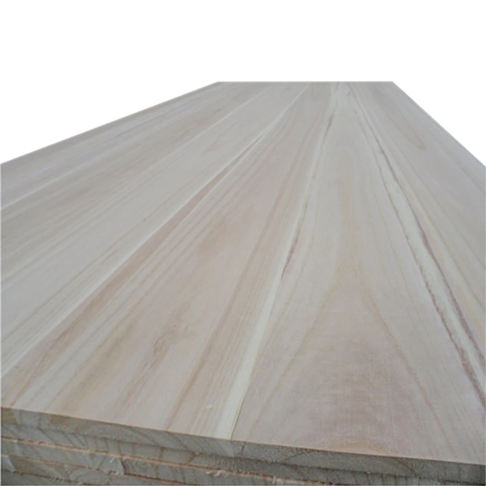 Wholesale price paulownia wood plank 2mm timber wood panels paulownia wood sale