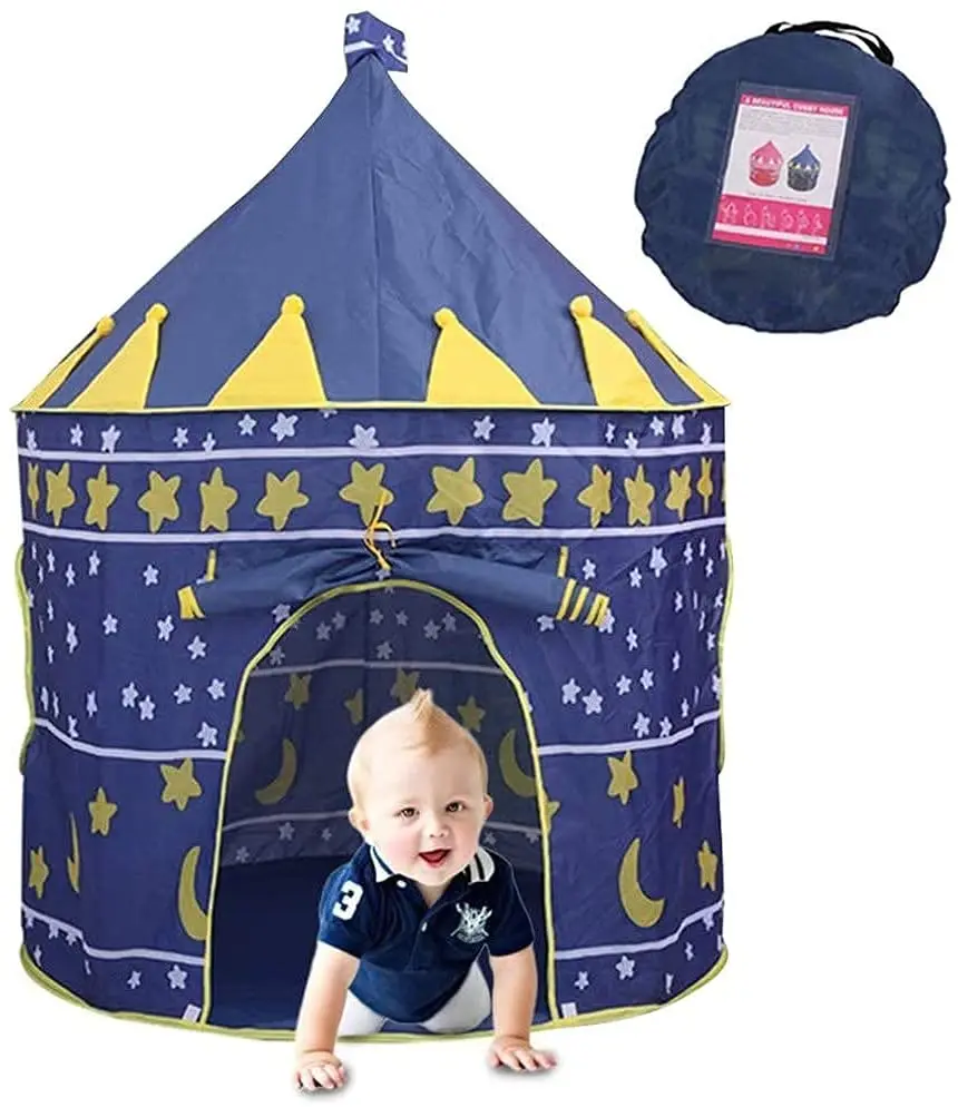 Wholesale Portable Indoor Outdoor Children Foldable Cotton Toy Tents Kids