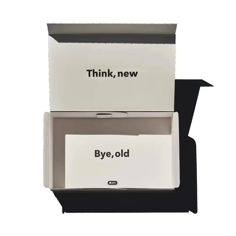 Hello zipper corrugated paper box