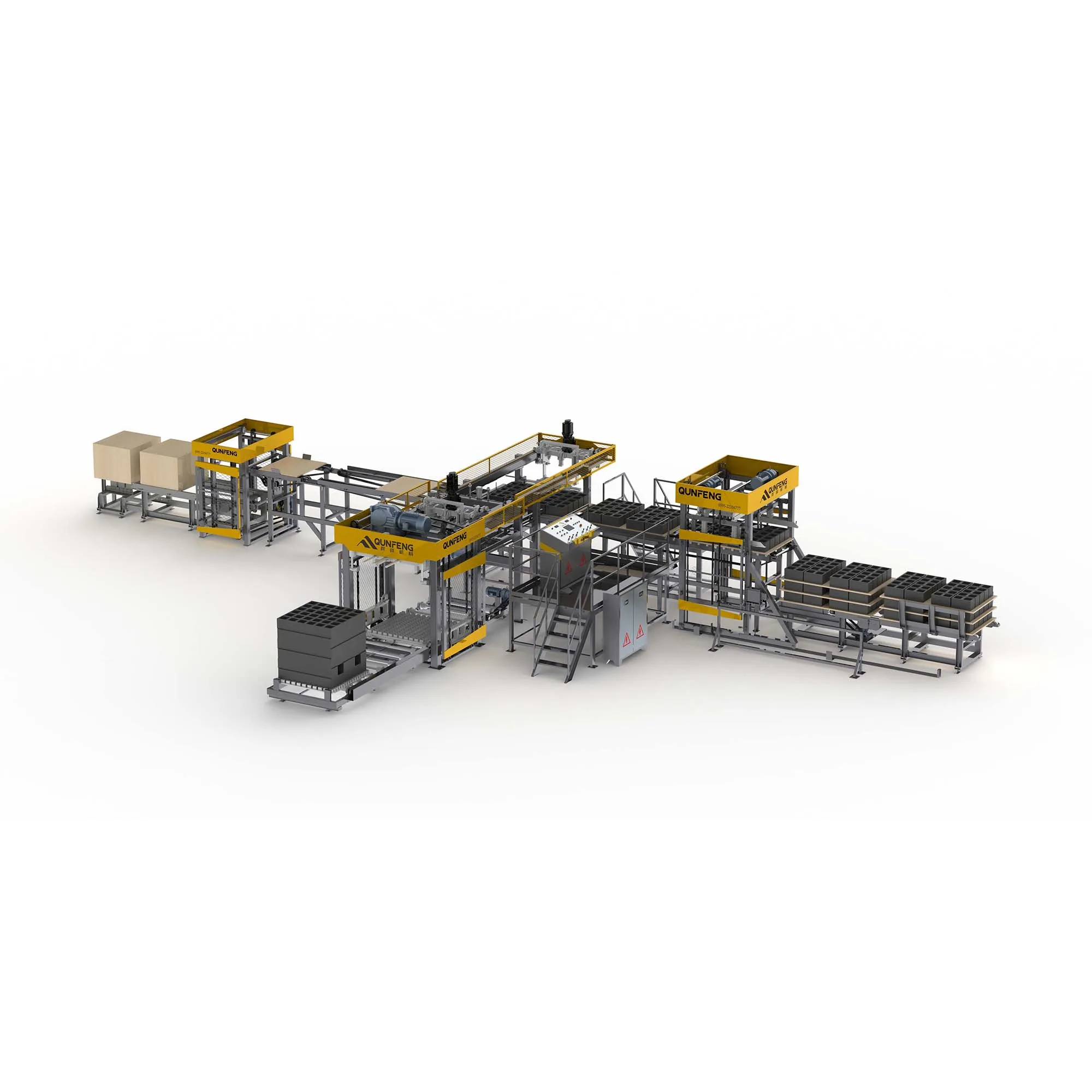 High Quality Brick Clamping Machine Low Position Palletizing System Hot Selling