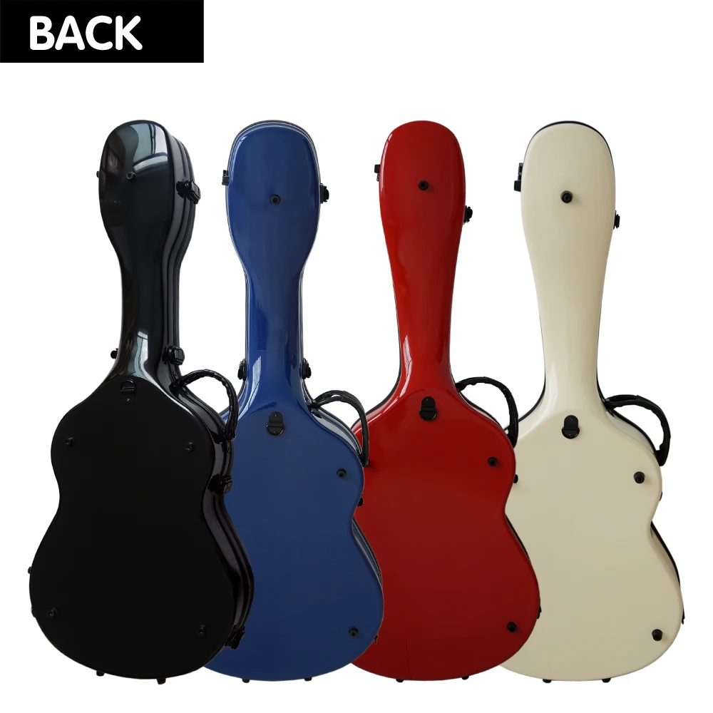 Aiersi High quality blue Fiberglass guitar case with good price for classical and Acoustic guitar