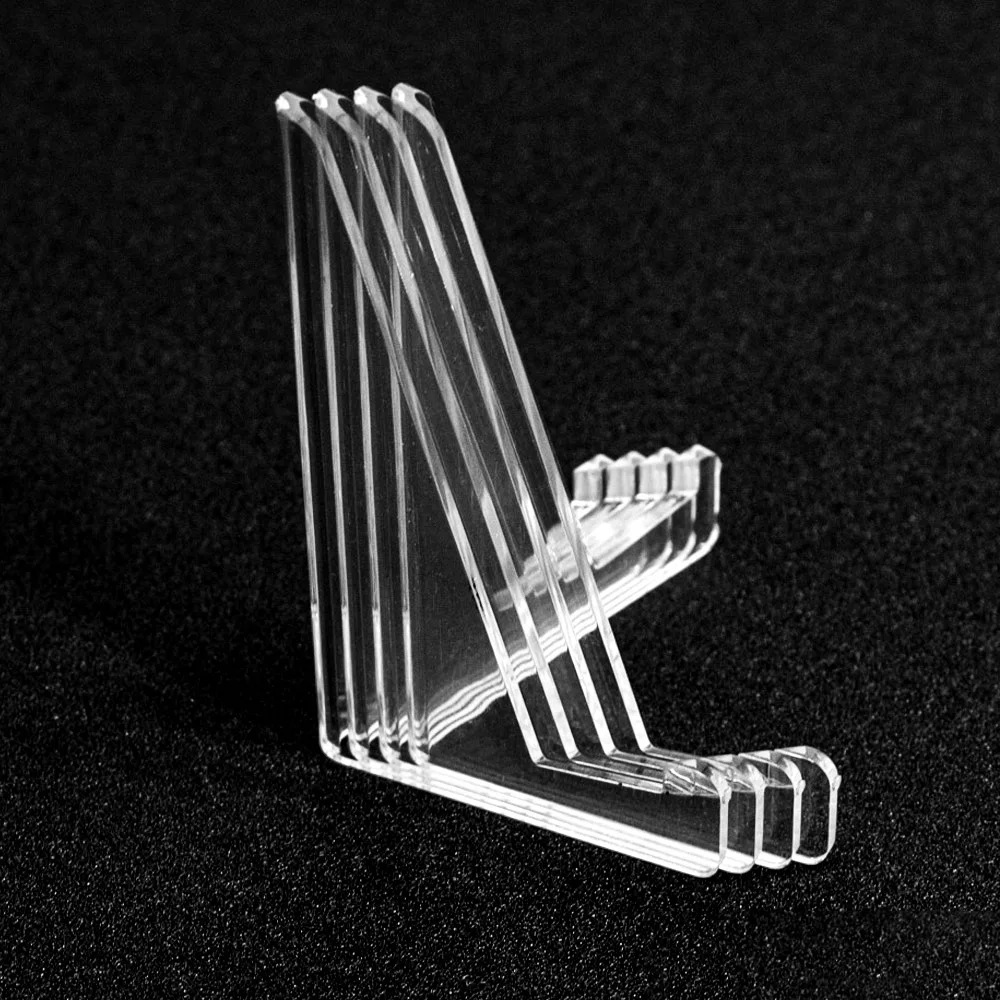 LOW MOQ Acrylic Thickening Clear Easel Stands Card Holder Case Easel Graded Card Display Stand Rack