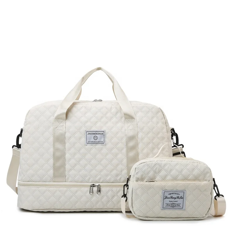 Высококачественная Дорожная сумка 2 в 1 для переноски большой вместимости комплект сумок сухой и влажной сепарации