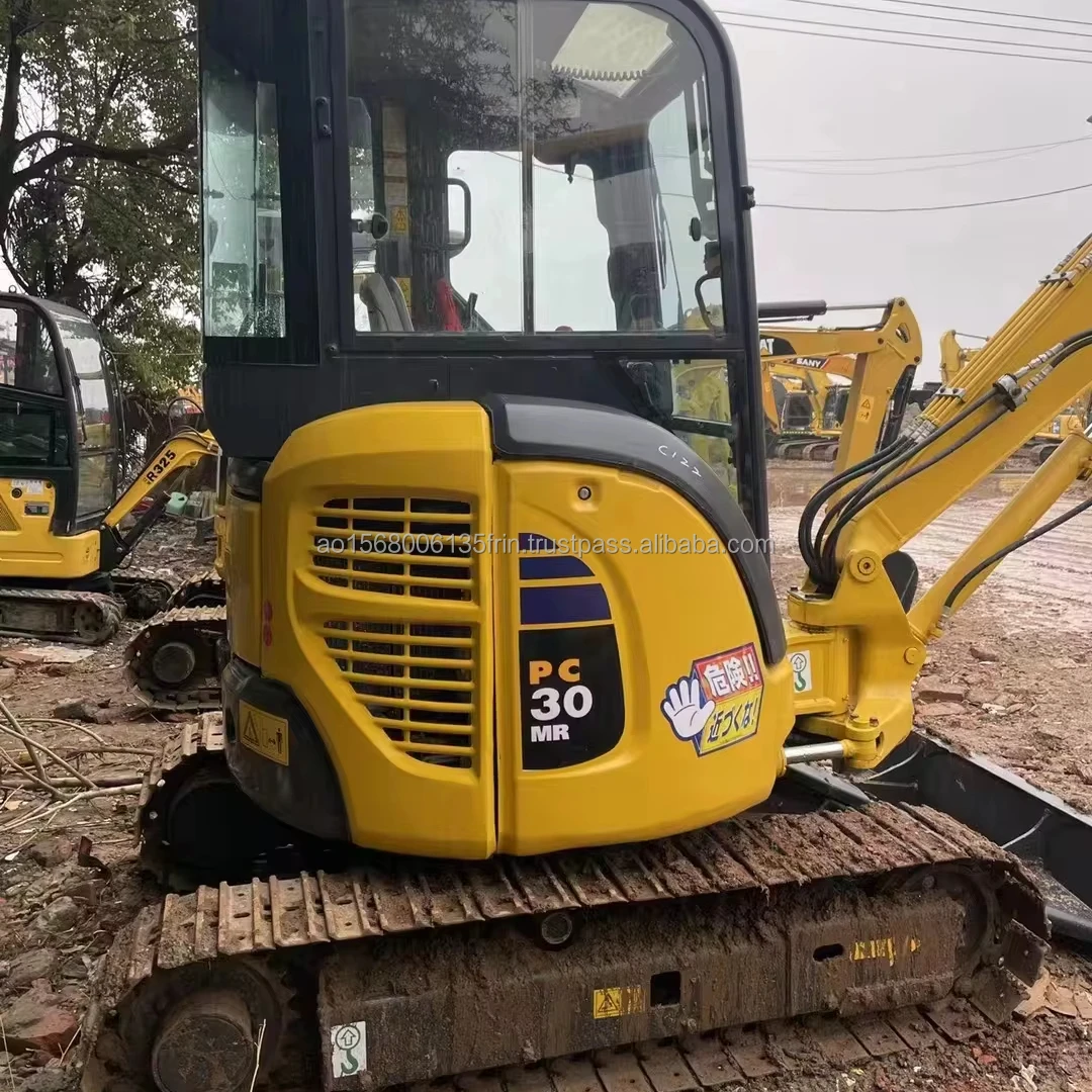 sale 3ton used komatsu pc30 excavator pc 30 mini pelle at low price pc30mr miniexcavator