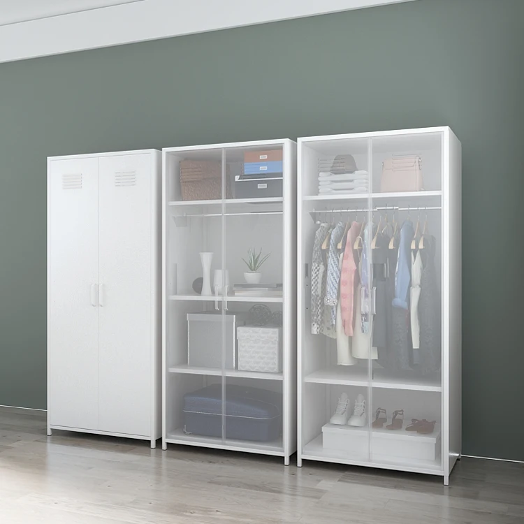 Cheap Price Purchase Home Clothes Almirah Iron Cupboard Designs For Sale