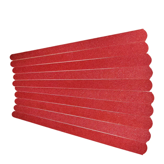 Wholesale 120 150 bulk polished straight paper emery boards set thin finger nail files nail file