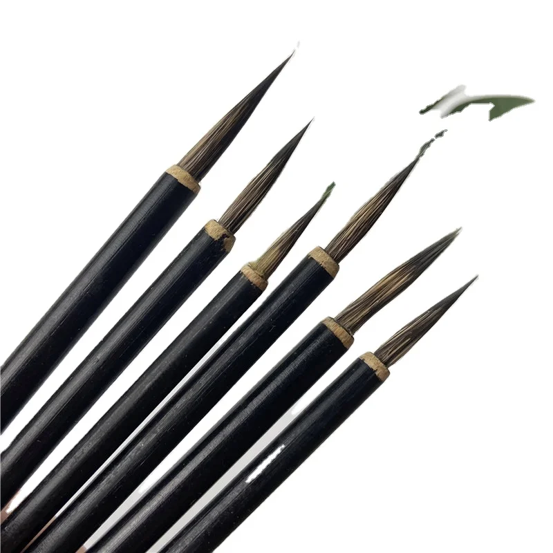 antique chinese calligraphy brush chinese calligraphy brush set wood handle and badger hair calligraphy brush INK pen