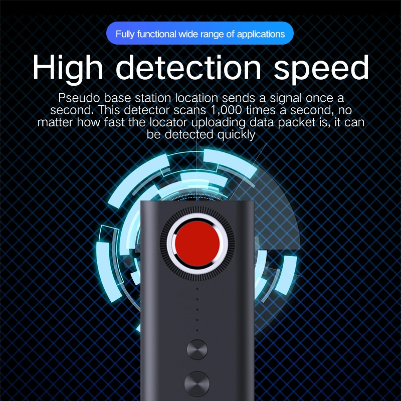 T1 Portable Hidden Camera Detector Multi-Function Anti-Monitoring Anti-Spy Gps Signal Finder Locator Blocker Bug Detector