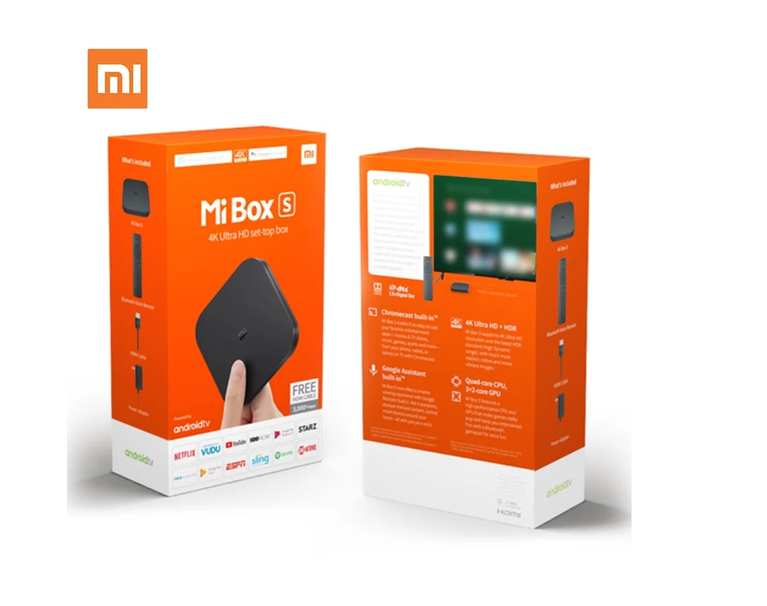 Китайский Alibaba экологичный Европейский медиаплеер Mi Android TV Box Xiaomi для Xiaomi TV 4K