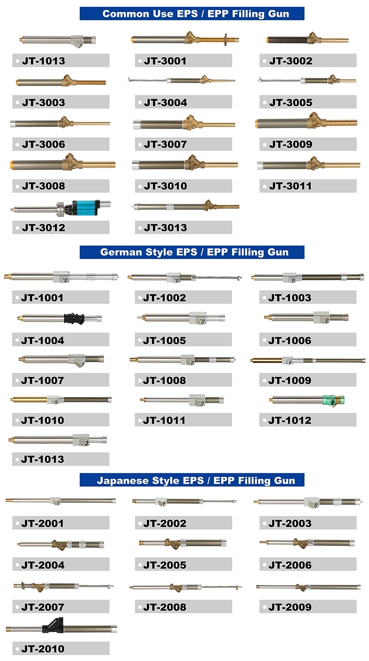 JT-3004 Factory wholesale high-quality EPS EPP EPTU   Filling Gun for Foam machinery