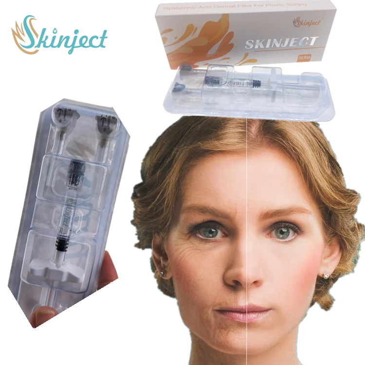 
Hyaluronic Acid 2ml Facial Dermal Filler Cross Linked Sodium Hyaluronate Price 