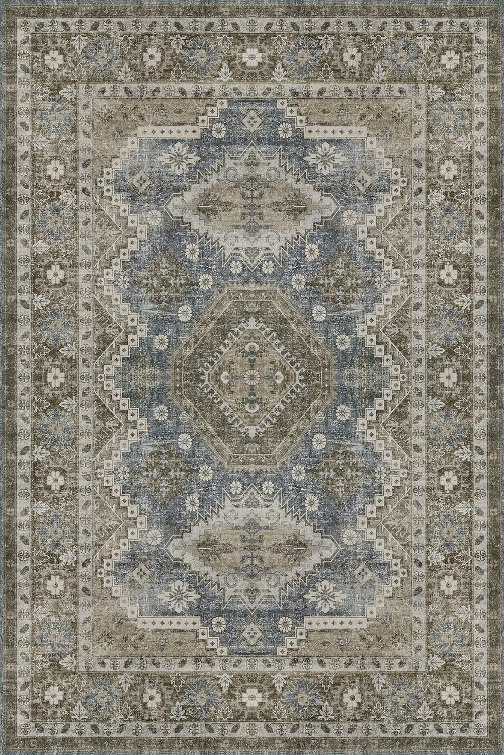 Custom Design Multicolored Turkish washable carpet Living Room Laundry Room Indoor Mat Non Slip Machine Washable Rugs