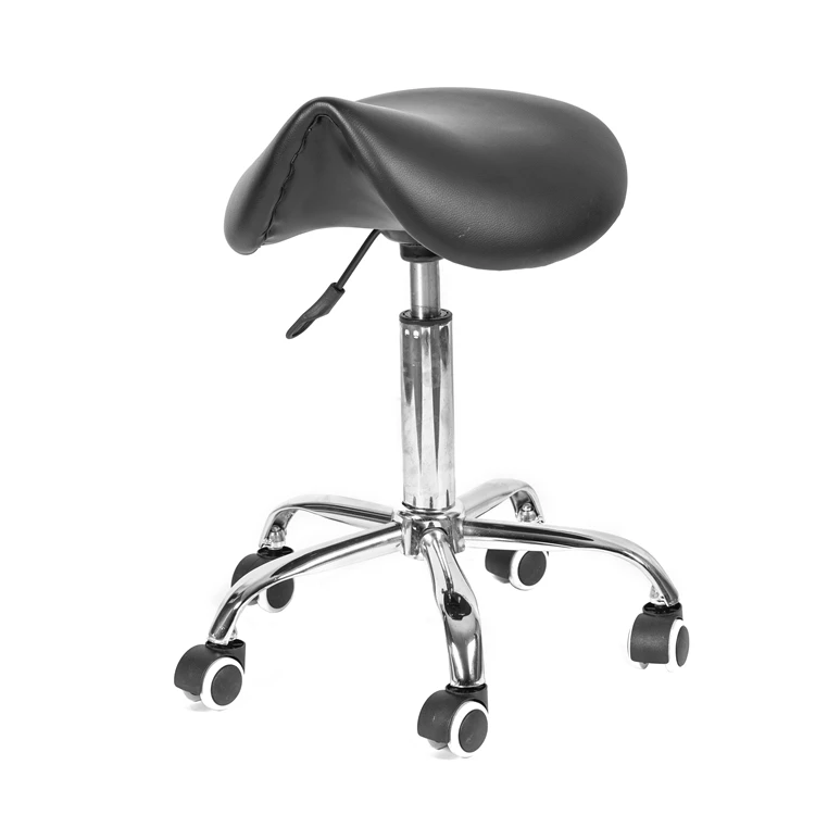 Hot Rolling Saddle Stool Barber Stool