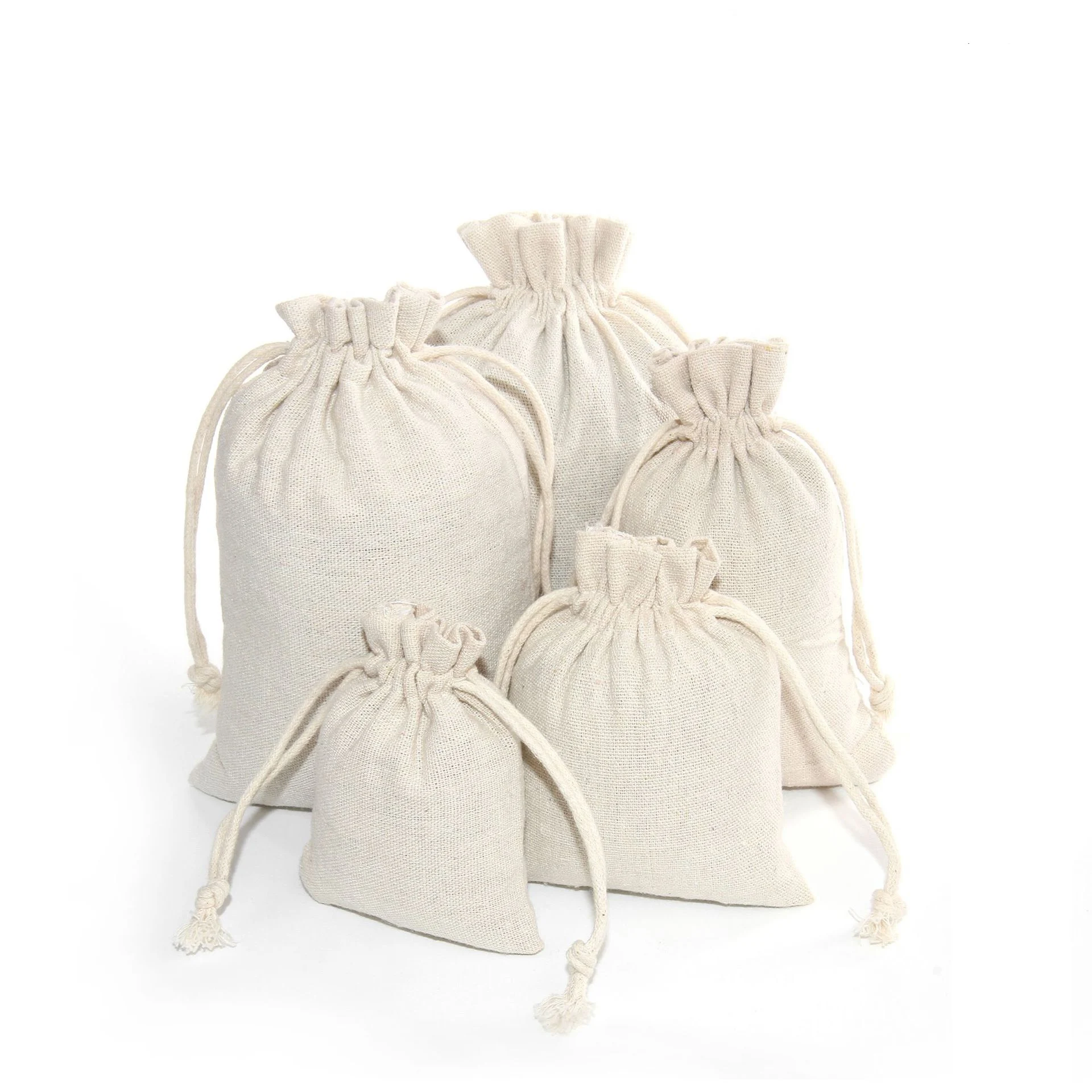 Cheap drawstring cotton bags custom hot sale cotton drawstring bag